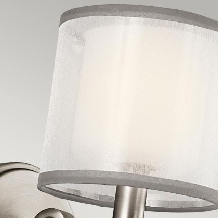 Kichler - sieninis šviestuvas LACEY 1xE14/40W/230V matinis chromas