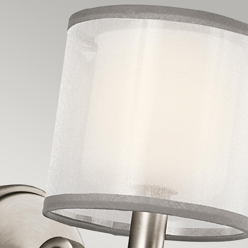 Kichler - sieninis šviestuvas LACEY 1xE14/40W/230V matinis chromas