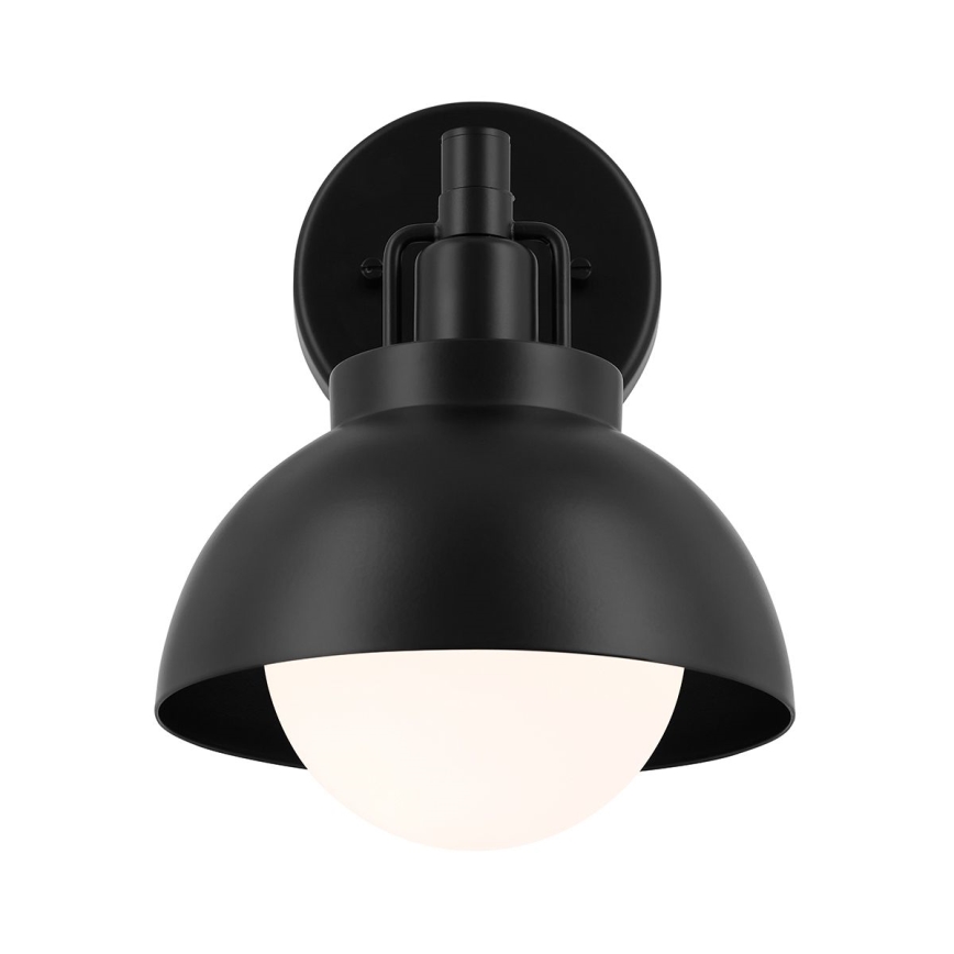 Kichler - Sieninis šviestuvas NIVA 1xE27/40W/230V juoda