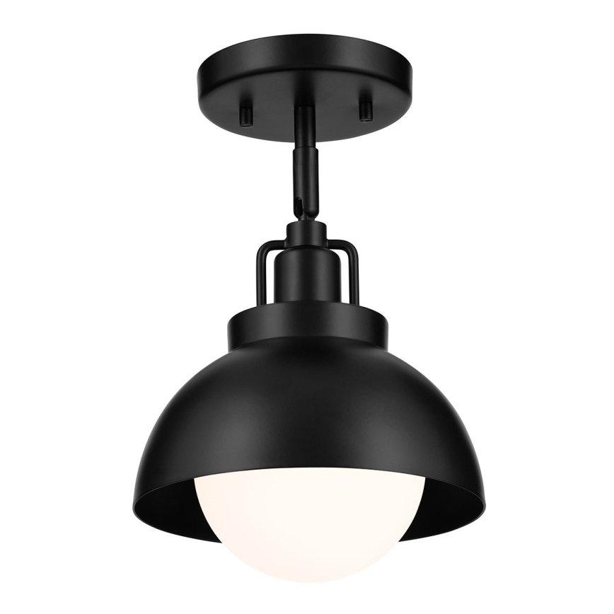 Kichler - Sieninis šviestuvas NIVA 1xE27/40W/230V juoda