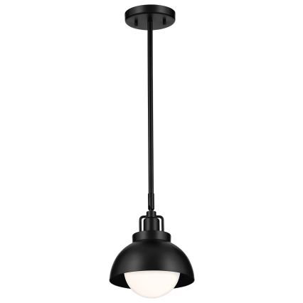 Kichler - Sieninis šviestuvas NIVA 1xE27/40W/230V juoda