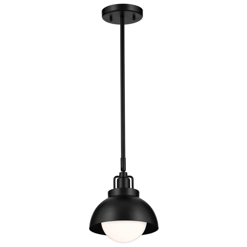 Kichler - Sieninis šviestuvas NIVA 1xE27/40W/230V juoda