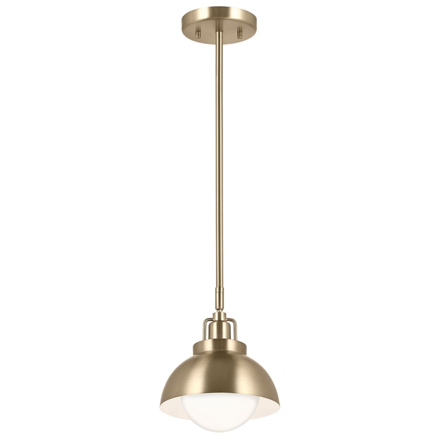 Kichler - Sieninis šviestuvas NIVA 1xE27/40W/230V žalvaris