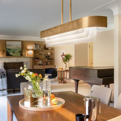 Kichler - LED liustra ant strypo SERENE LED/40W/230V auksinė