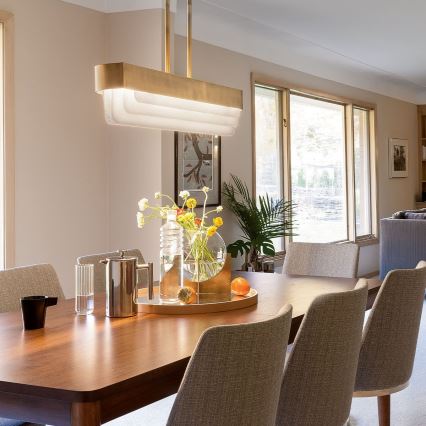Kichler - LED liustra ant strypo SERENE LED/40W/230V auksinė