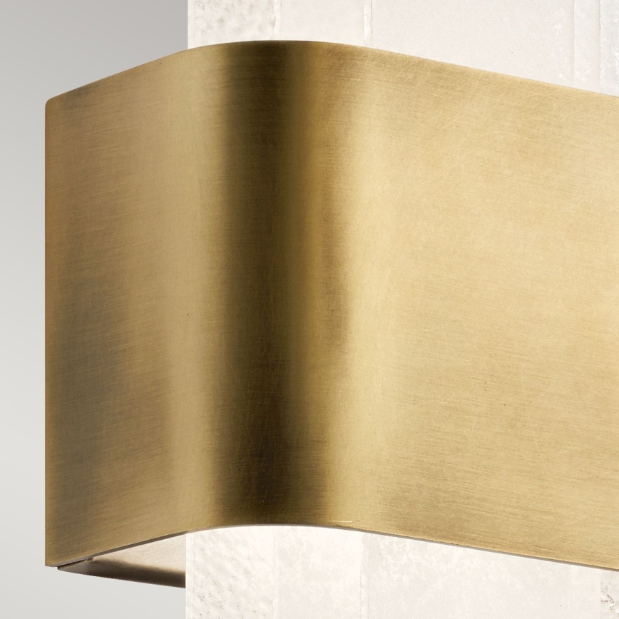 Kichler - LED sieninis šviestuvas SERENE LED/16W/230V žalvaris