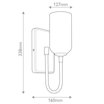 Kichler - LED vonios šviestuvas SOLIA 1xG9/3W/230V IP44 auksinis