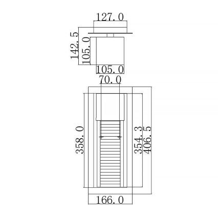 Kichler - LED Lauko sieninis šviestuvas SOREL 1xGU10/7W/230V IP44 rudas