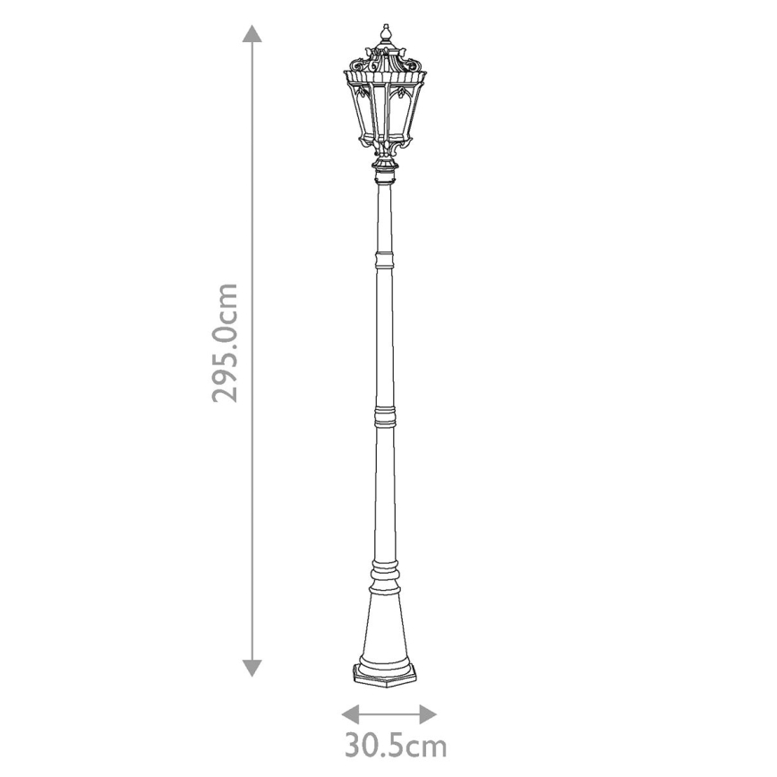 Kichler - Lauko šviestuvas TOURNAI 3xE14/60W/230V IP44