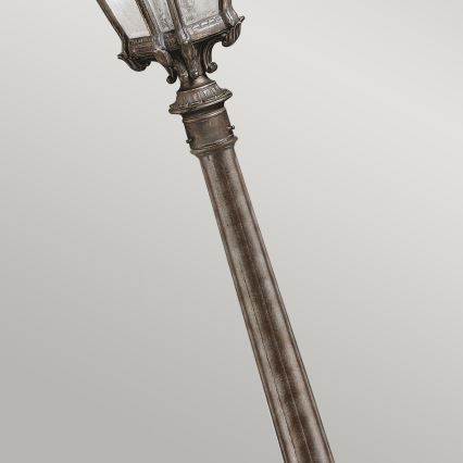 Kichler - Lauko šviestuvas TOURNAI 1xE27/60W/230V IP44 bronzinis