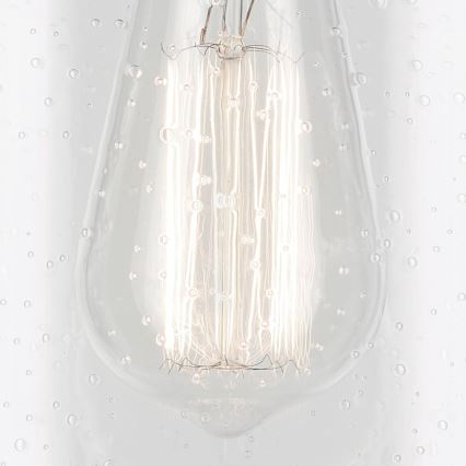 Kichler - Lubinis šviestuvas WINSLOW 1xE27/60W/230V diametras 21,6 cm žalvaris