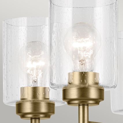 Kichler - Sietynas, kabinamas ant grandinės WINSLOW 5xE27/60W/230V diametras 50,2 cm žalvaris