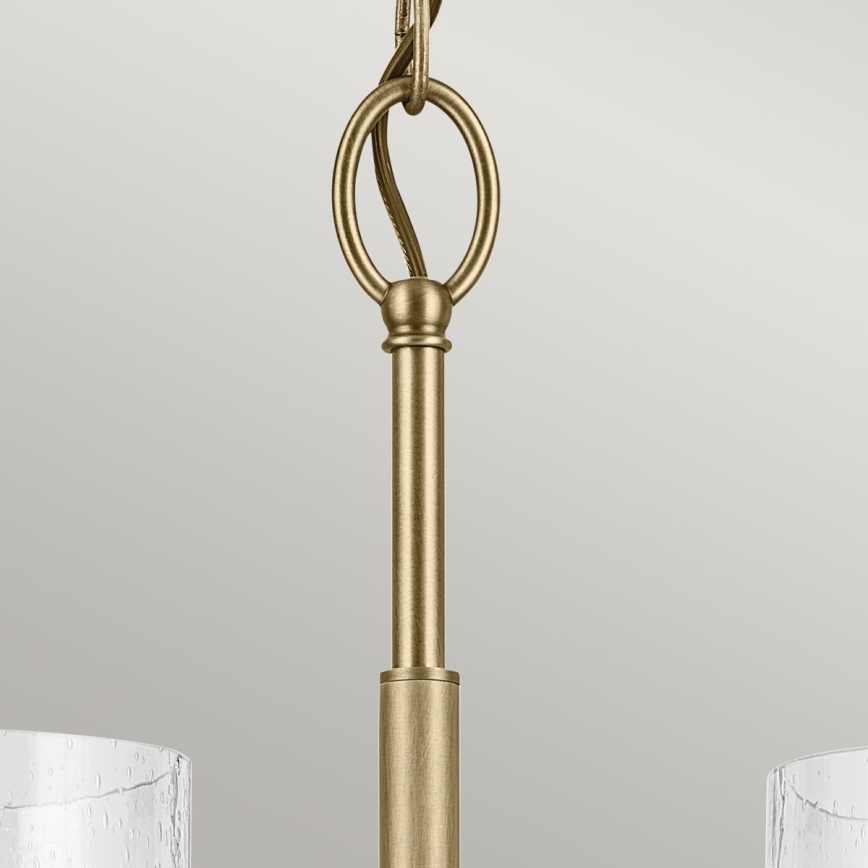 Kichler - Sietynas, kabinamas ant grandinės WINSLOW 5xE27/60W/230V diametras 50,2 cm žalvaris