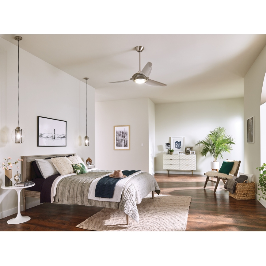 Kichler - LED reguliuojamas lubų ventiliatorius VOYA LED/14W/230V + nuotolinio valdymo pultas