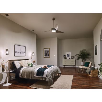 Kichler - LED reguliuojamas lubų ventiliatorius VOYA LED/14W/230V + nuotolinio valdymo pultas