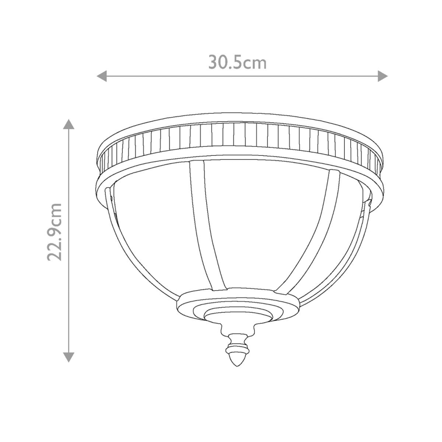 Kichler – Lauko lubinis šviestuvas HALLERON 3xE14/40W/230V IP44 antracitas