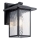 Kichler - Lauko sieninis šviestuvas CAPPANNA 1xE27/60W/230V IP44 juoda