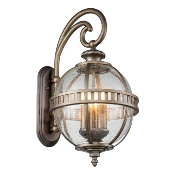 Kichler - Lauko sieninis šviestuvas HALLERON 3xE14/40W/230V IP44