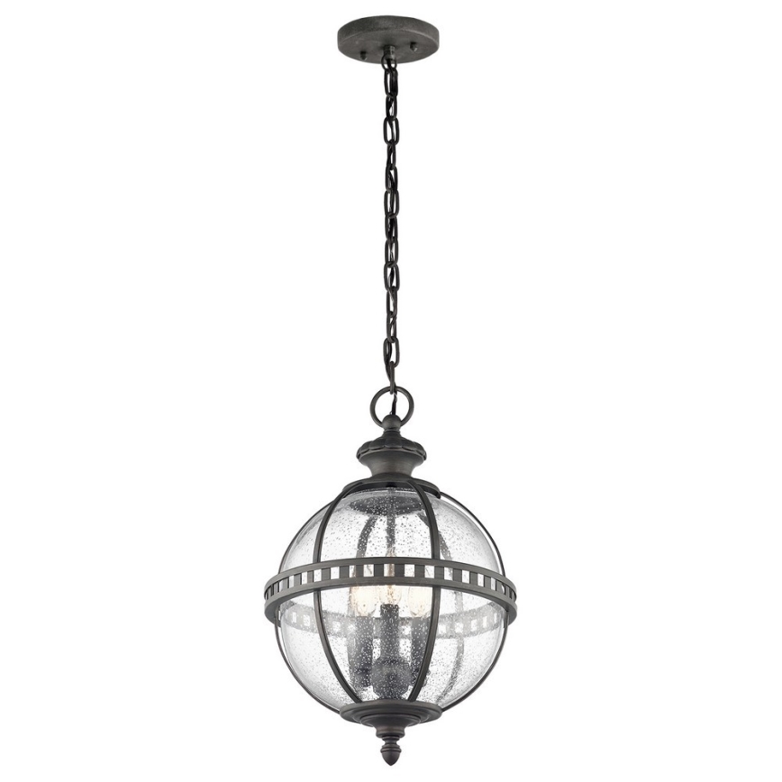 Kichler - Lauko sietynas ant grandinės HALLERON 3xE14/60W/230V IP44