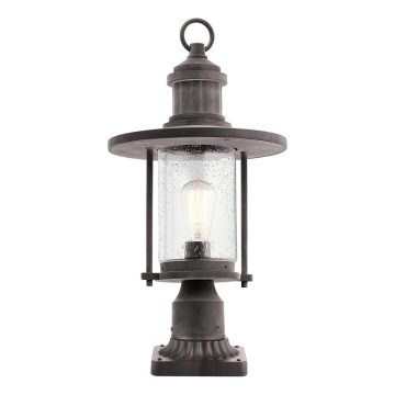 Kichler - Lauko šviestuvas RIVERWOOD 1xE27/60W/230V IP44 juoda