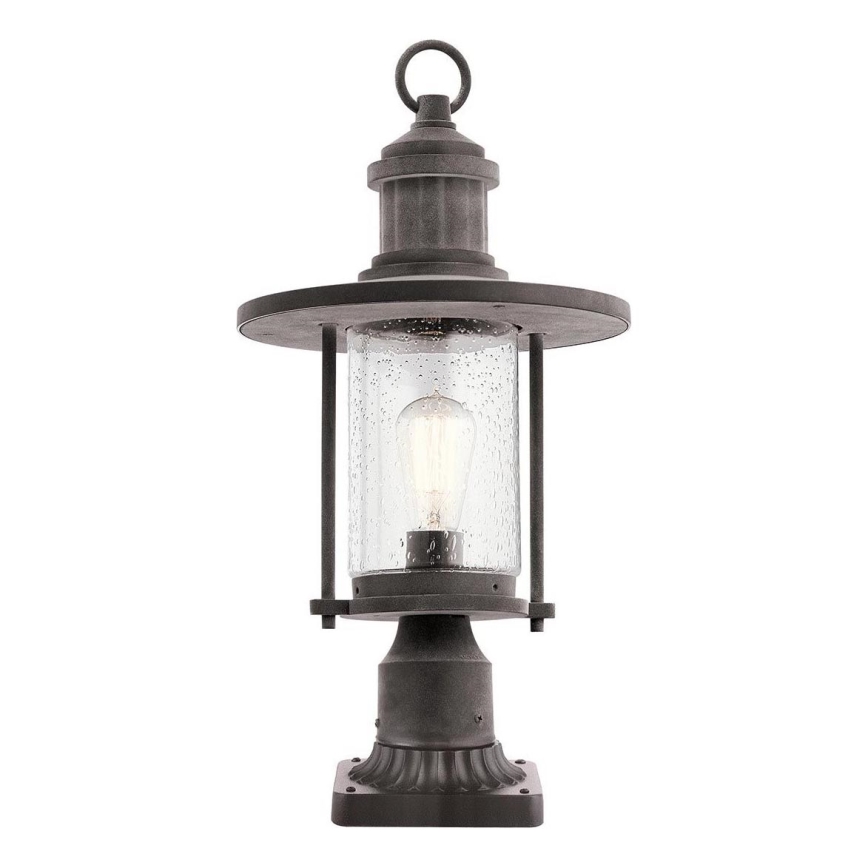Kichler - Lauko šviestuvas RIVERWOOD 1xE27/60W/230V IP44 juoda
