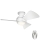 Kichler - LED reguliuojamas lubų ventiliatorius SOLA LED/10W/230V IP23 baltas + nuotolinio valdymo pultas