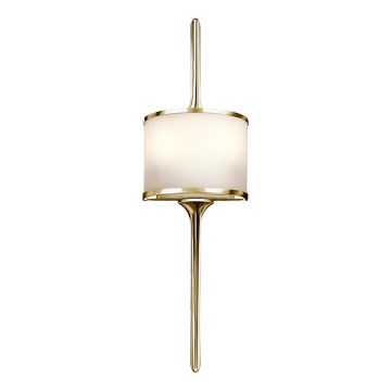 Kichler - LED Sieninis vonios šviestuvas MONA 2xG9/3W/230V IP44 auksas