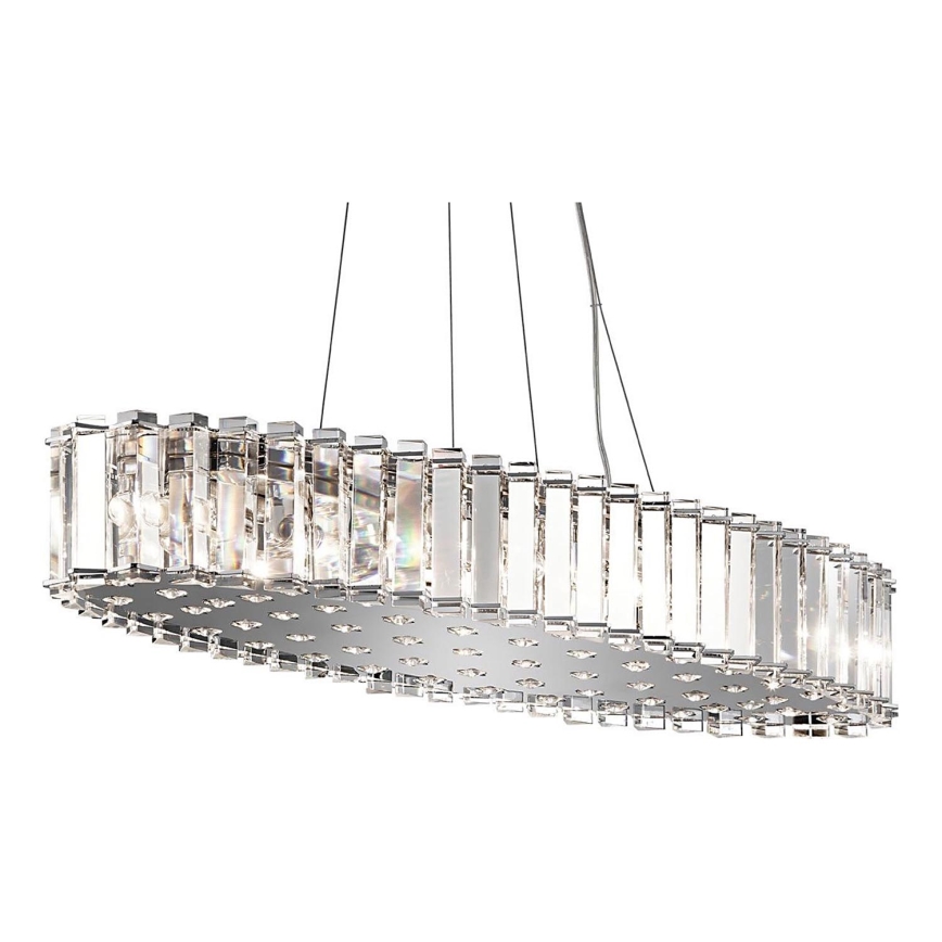 Kichler - LED Vonios pakabinamas sietynas CRYSTAL SKYE 12xG9/3W/230V IP44