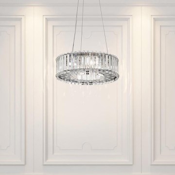 Kichler - LED Vonios pakabinamas sietynas CRYSTAL SKYE 6xG9/3W/230V IP44