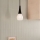 Kichler - Liustra ant strypo DEELA 1xE27/60W/230V skersmuo 17,8 cm juoda