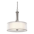 Kichler - Liustra pakabinama ant grandinės LACEY 4xE27/60W/230V matinis chromas