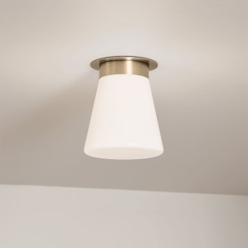 Kichler - Lubinis šviestuvas ALBERS 1xE27/40W/230V skersmuo 21,6 cm bronzinis