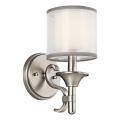 Kichler - sieninis šviestuvas LACEY 1xE14/40W/230V matinis chromas