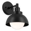 Kichler - Sieninis šviestuvas NIVA 1xE27/40W/230V juoda