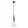 Kichler - Sietynas ant stulpo DEELA 1xE27/60W/230V diametras 17,8 cm žalvaris