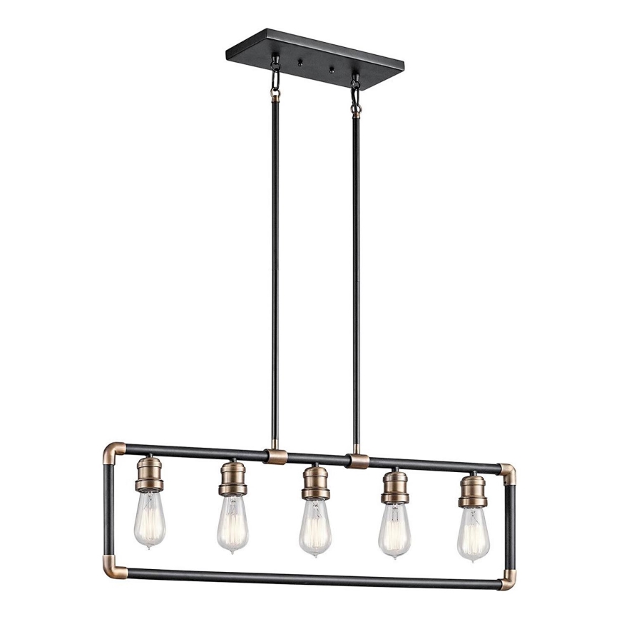 Kichler - Sietynas ant stulpo IMAHN 5xE27/60W/230V