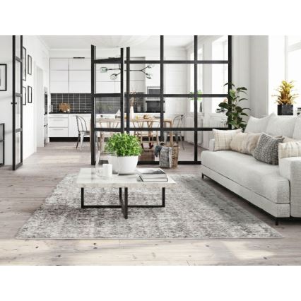 Kilimas BILBAO SHAGGY 160x230 cm pilkas/antracitas