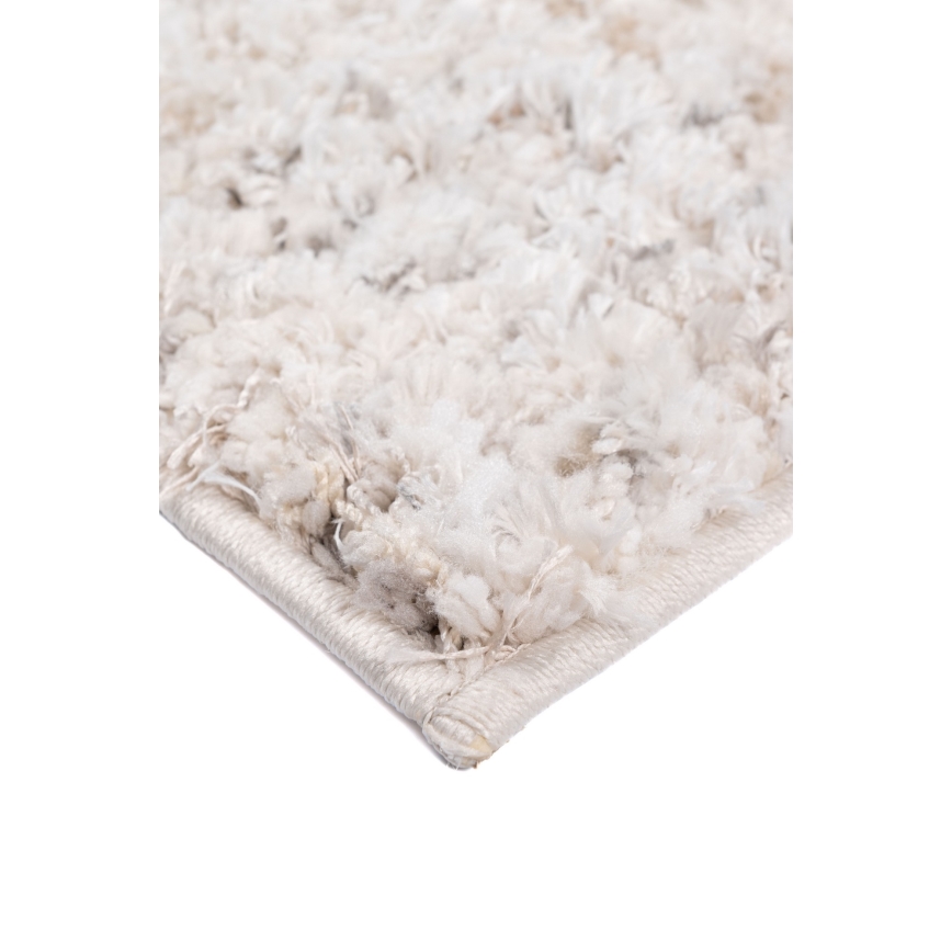 Kilimas BILBAO SHAGGY 80x150 cm smėlio spalvos