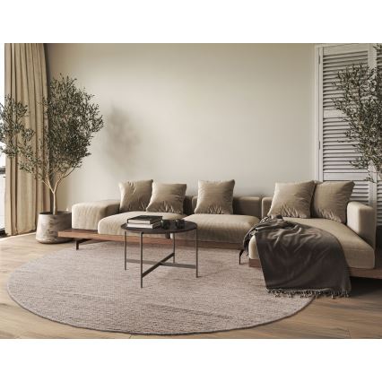 Kilimas FIR WOOL 160 cm 2600 g/m2 smėlio/natūralus