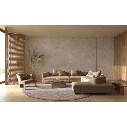 Kilimas FIR WOOL 160 cm 2600 g/m2 smėlio/natūralus