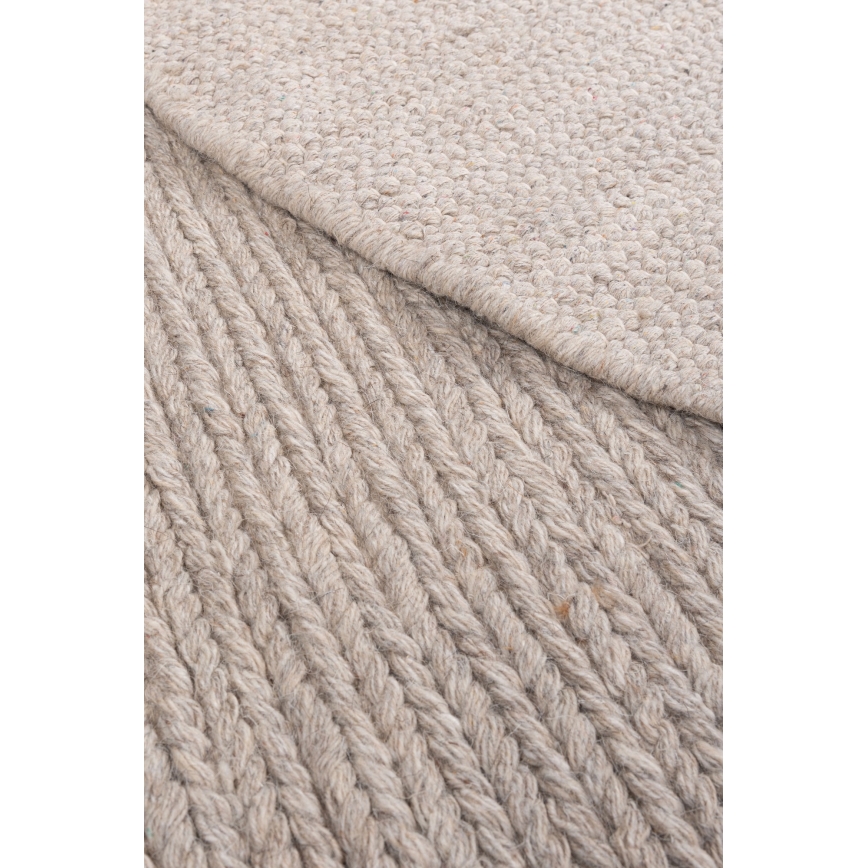 Kilimas FIR WOOL 160 cm 2600 g/m2 smėlio/natūralus