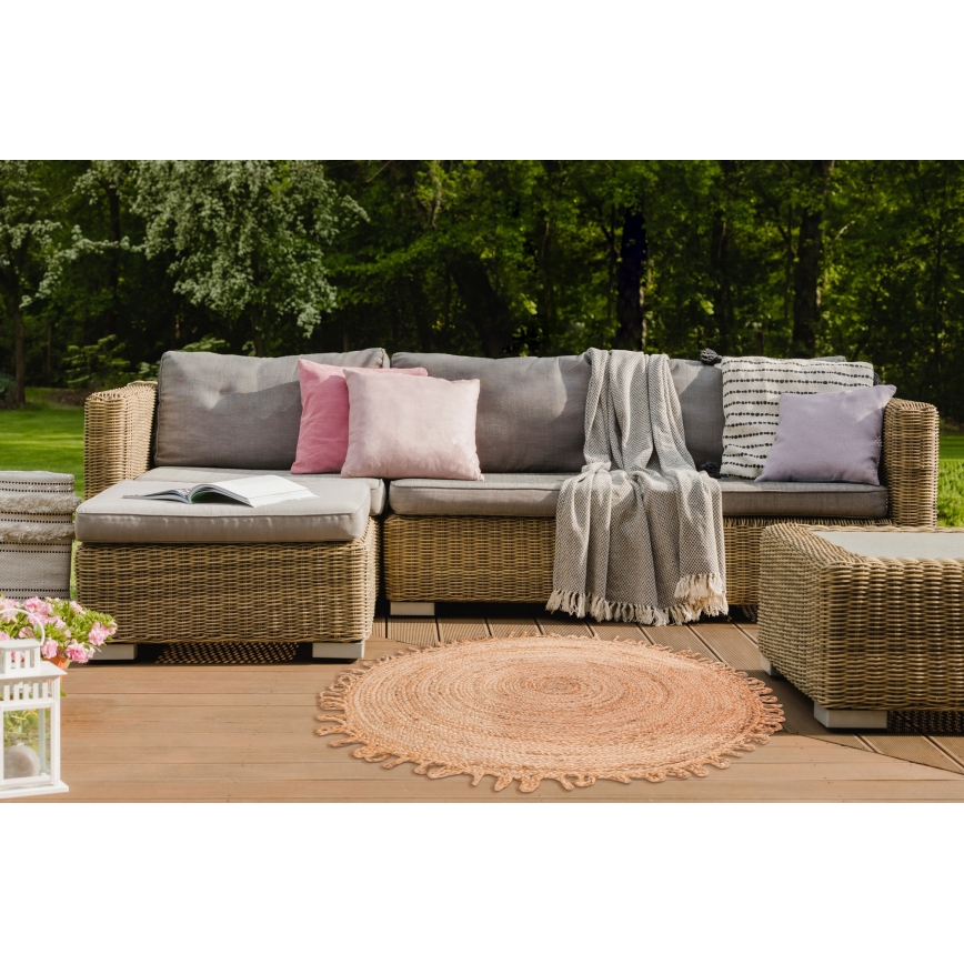 Kilimas JUTA 100 cm smėlinis/natūralus