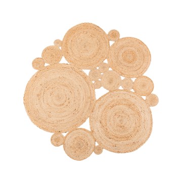 Kilimas JUTA 140 cm smėlinis/natūralus