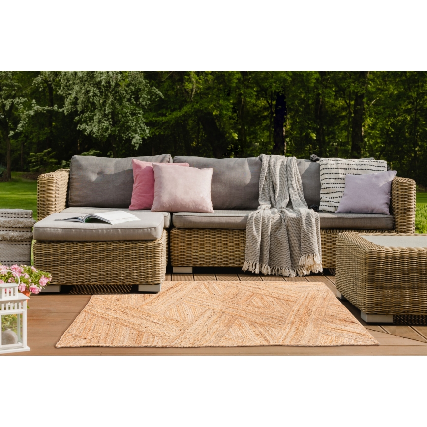 Kilimas JUTA 70x140 cm smėlinė/natūrali