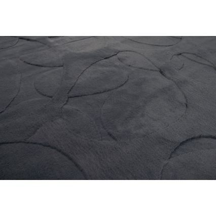 Kilimas RABBIT 3D 120 x 170 cm antracitas