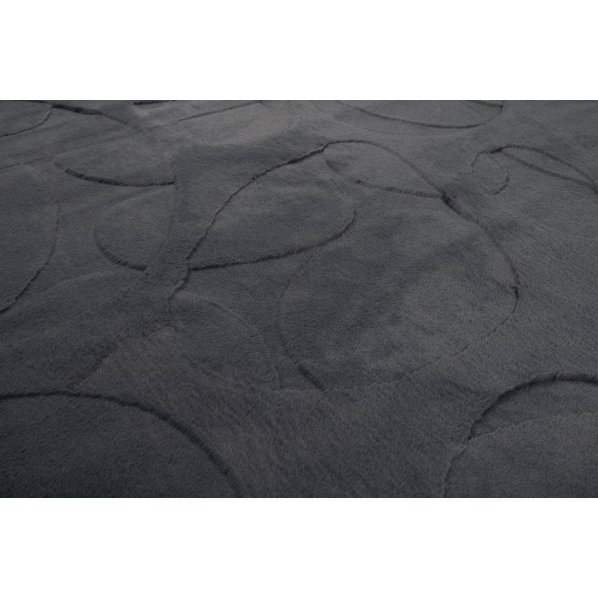 Kilimas RABBIT 3D 120 x 170 cm antracitas