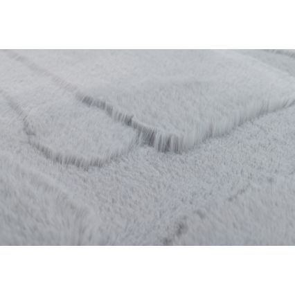 Kilimas RABBIT 3D 120x170 cm šviesiai pilkas