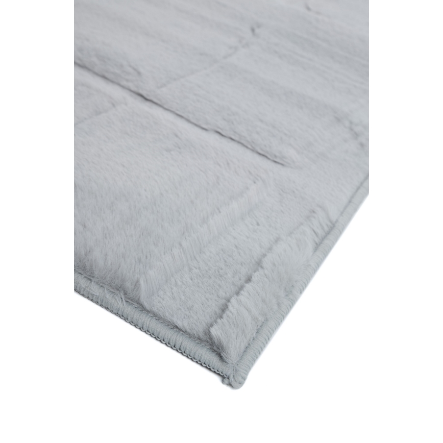 Kilimas RABBIT 3D 120x170 cm šviesiai pilkas