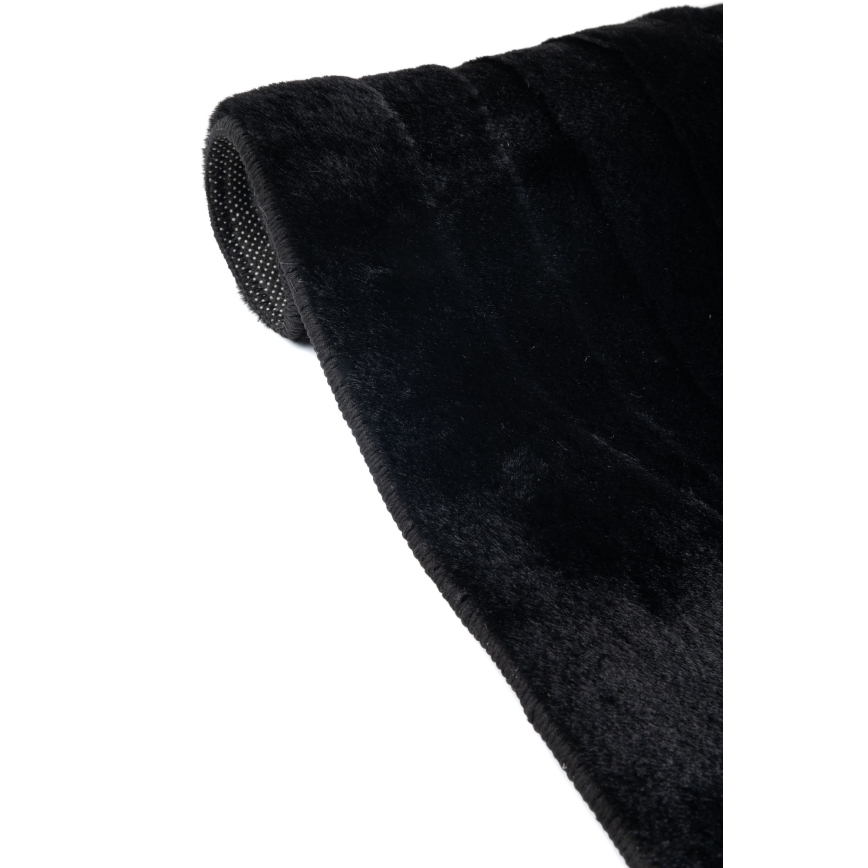 Kilimas RABBIT 3D 160x230 cm juodas