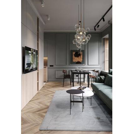 Kilimas RABBIT 3D 160x230 cm šviesiai pilkas